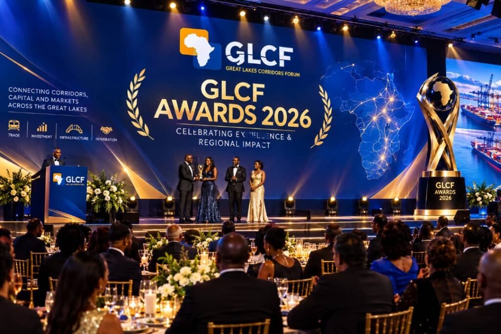 GLCF Awards 2026 trophy and gala setting, Dar es Salaam.